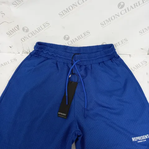 REPRESENT JERSERY SHORTS IN BLUE - M