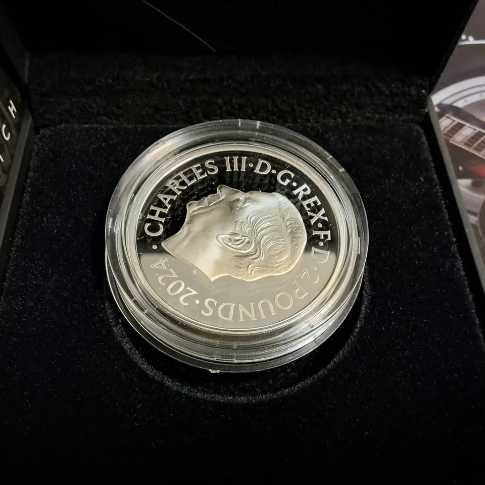 ROYAL MINT GEORGE MICHAEL 2024 UK 1OZ SILVER PROOF COLOUR COIN