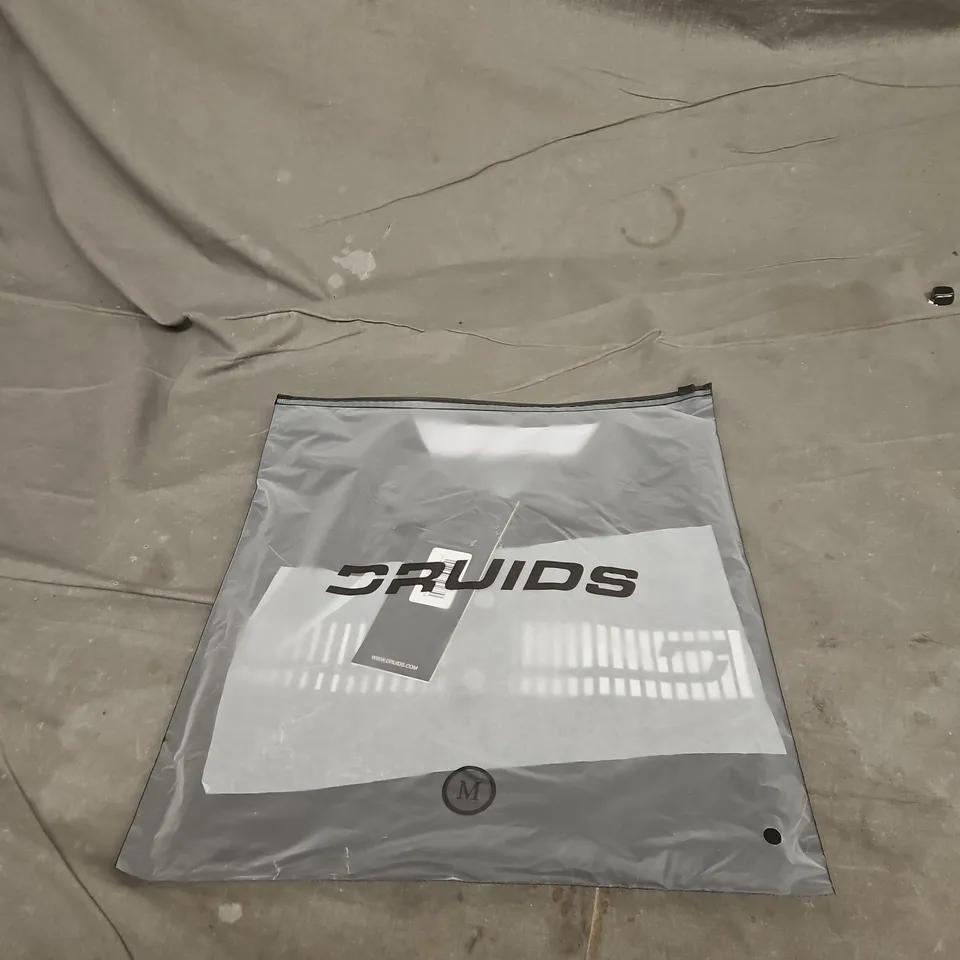 DRUIDS ATHLETICA POLO SHIRT BLACK MEDIUM WITH TAGS