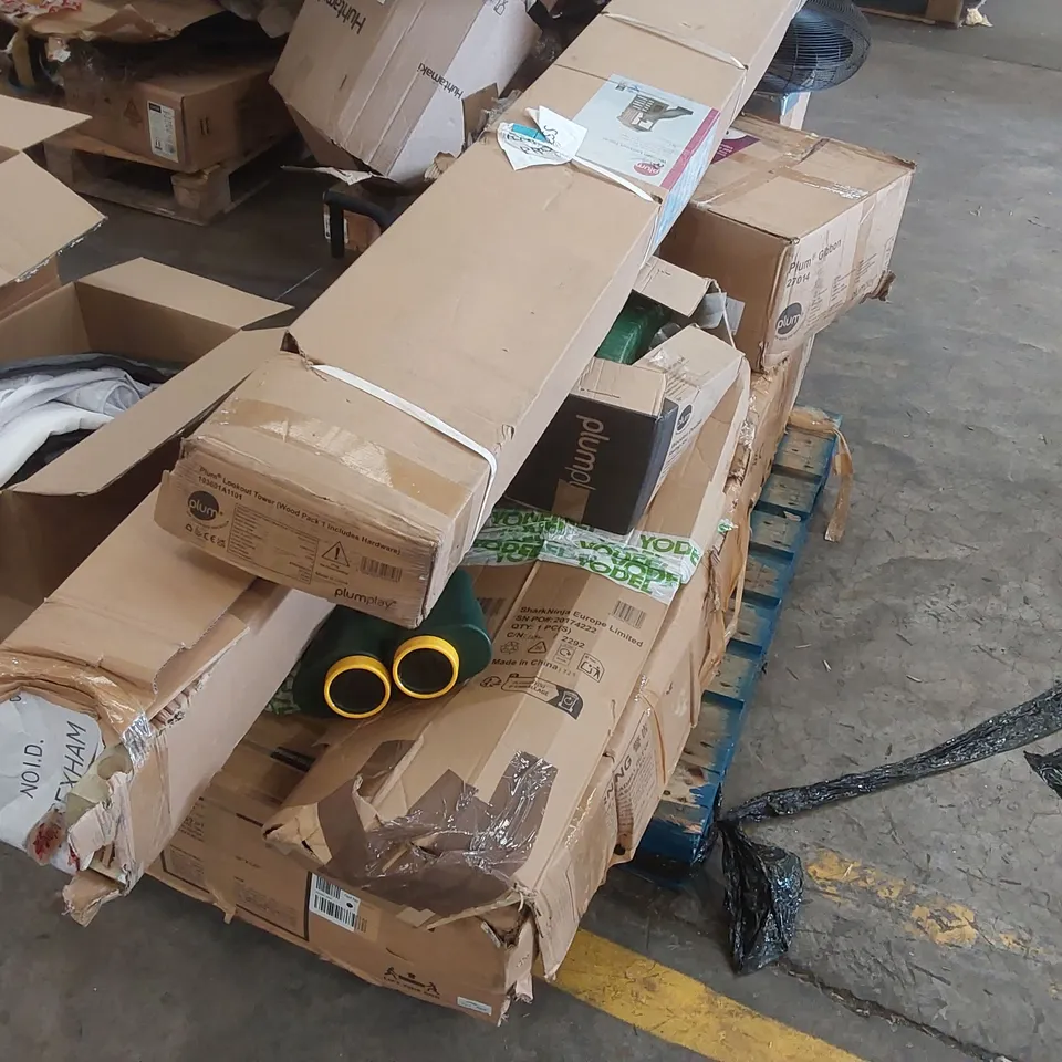 PALLET CONTAINING A LARGE ASSORTMENT OF CONSUMER PRODUCT PARTS ECT