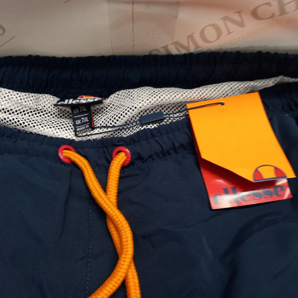 ELLESSE NAVY SHORTS - UK 7XL