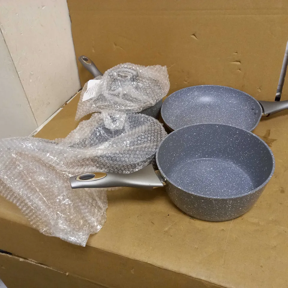 SALTER MARBLESTONE 4-PIECE NON-STICK PANS 