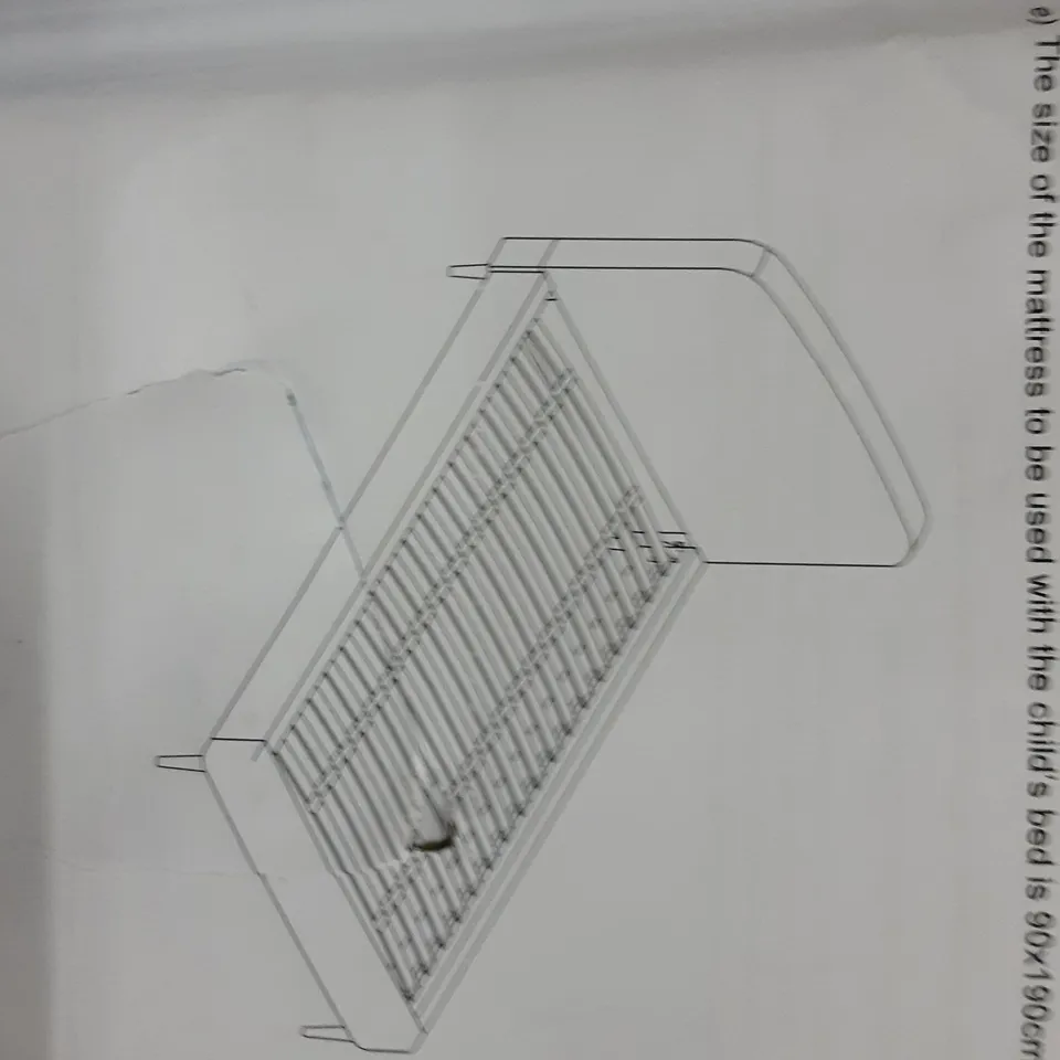 BOXED MODERN CURVED UPHOLSTORED BED , BOX 2/ 3 ONLY , NO BOX 1 AND 3