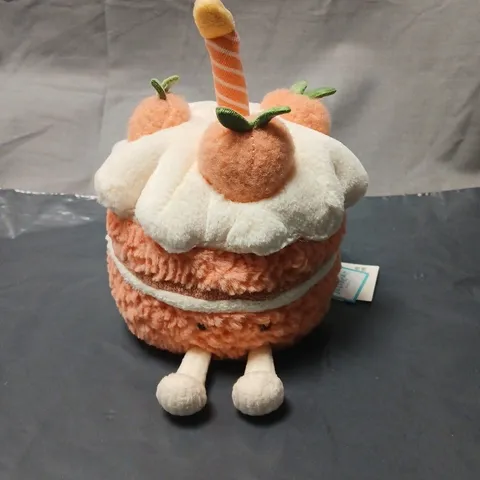 JELLYCAT AMUSEABLES MELBE PEACH CAKE PLUSH TOY