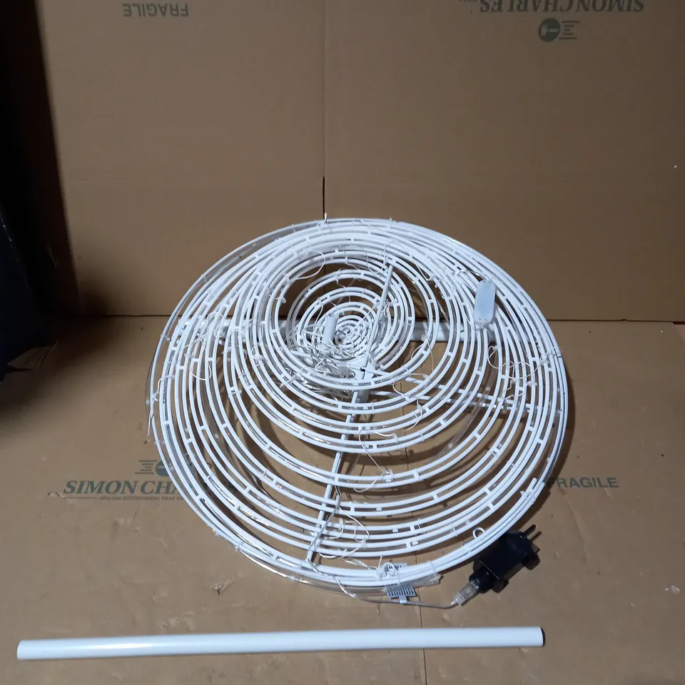 SANTAS BEST INDOOR/OUTDOOR RAINBOW SPIRAL LIGHTUP TREE