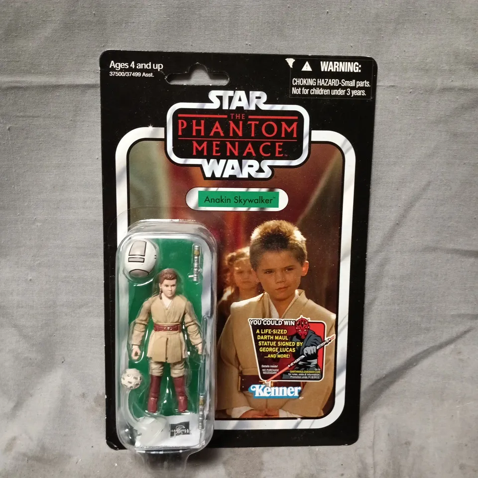 BOXED STAR WARS ANAKIN SKYWALKER ACTION FIGURE – THE PHANTOM MENACE, VINTAGE COLLECTION (KENNER)