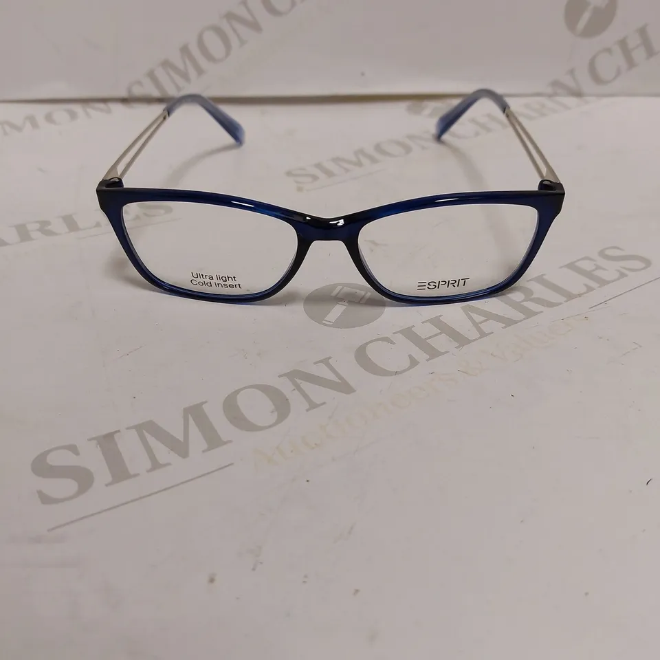 ESPIRIT ET17562 BLUE/SILVER FULL RIM EYEGLASSES 