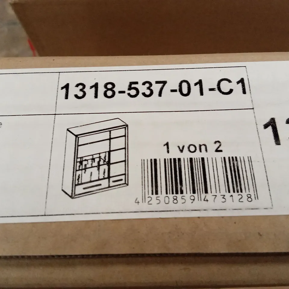 BRAND NEW BOXED TRENDTEAM DISPLAY CABINET (2 BOXES)