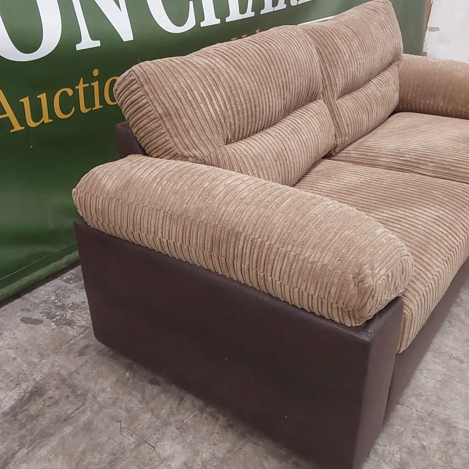ARMSTRONG 3 SEATER SOFA - BROWN RRP £599