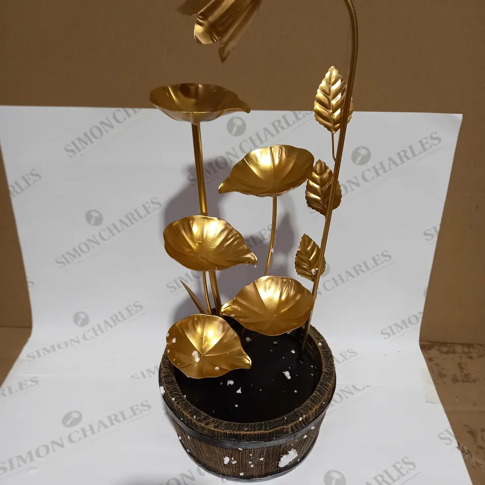 OUTLET GARDEN REFLECTIONS CASCADING LEAF FOUNTAIN