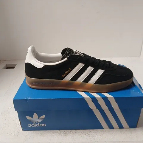 ADIDAS GAZELLE INDOOR BLACK UK 10.5