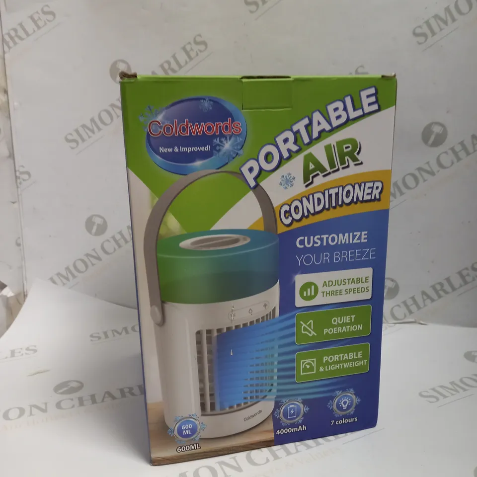 COLDWORDS PORTABLE AIR CONDITIONER 