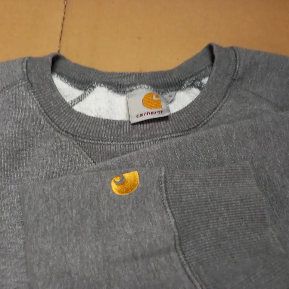 CARHARTT GREY JUMPER - L