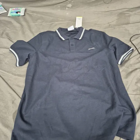SLAZENGER NAVY POLO SHIRT – UK XL