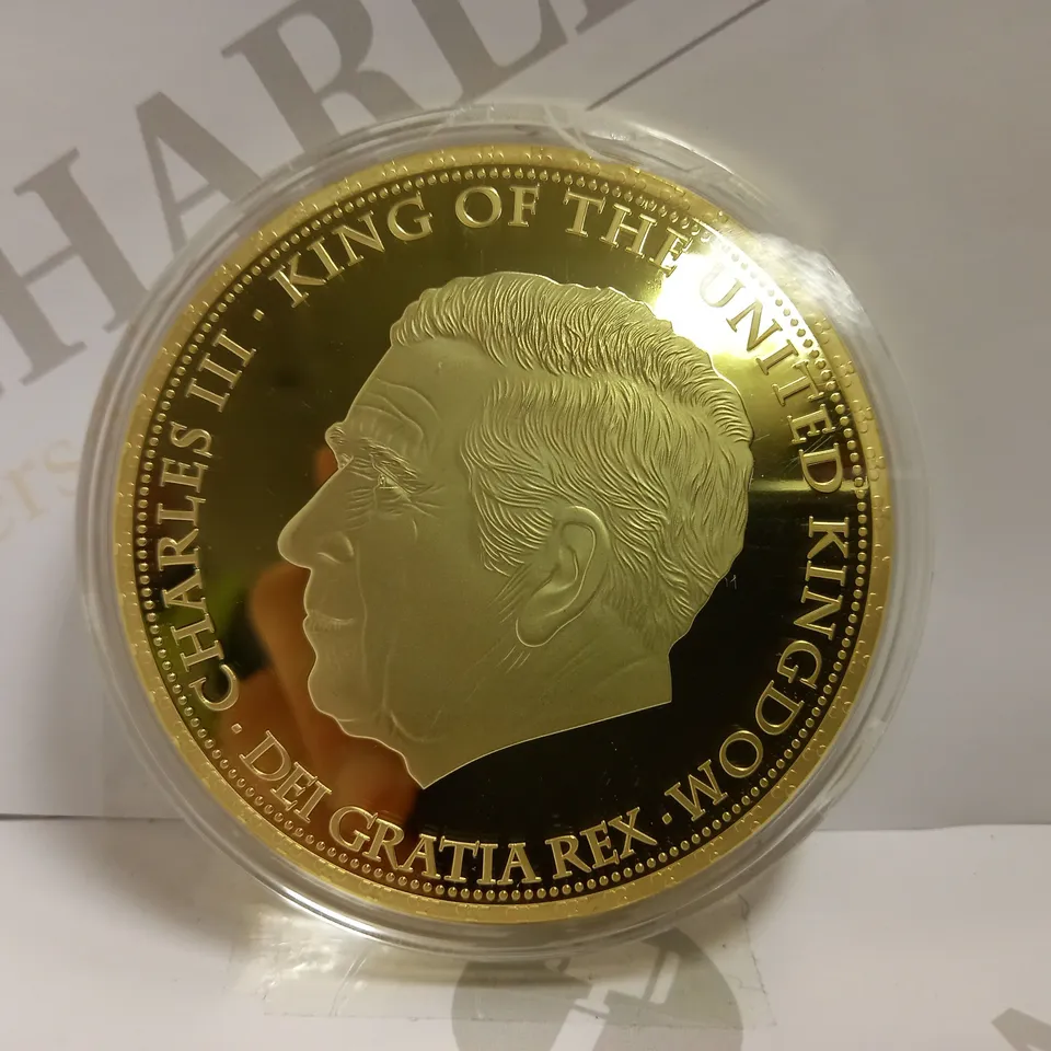 KING CHARLES III GOLD COMMEMORATIVE COIN