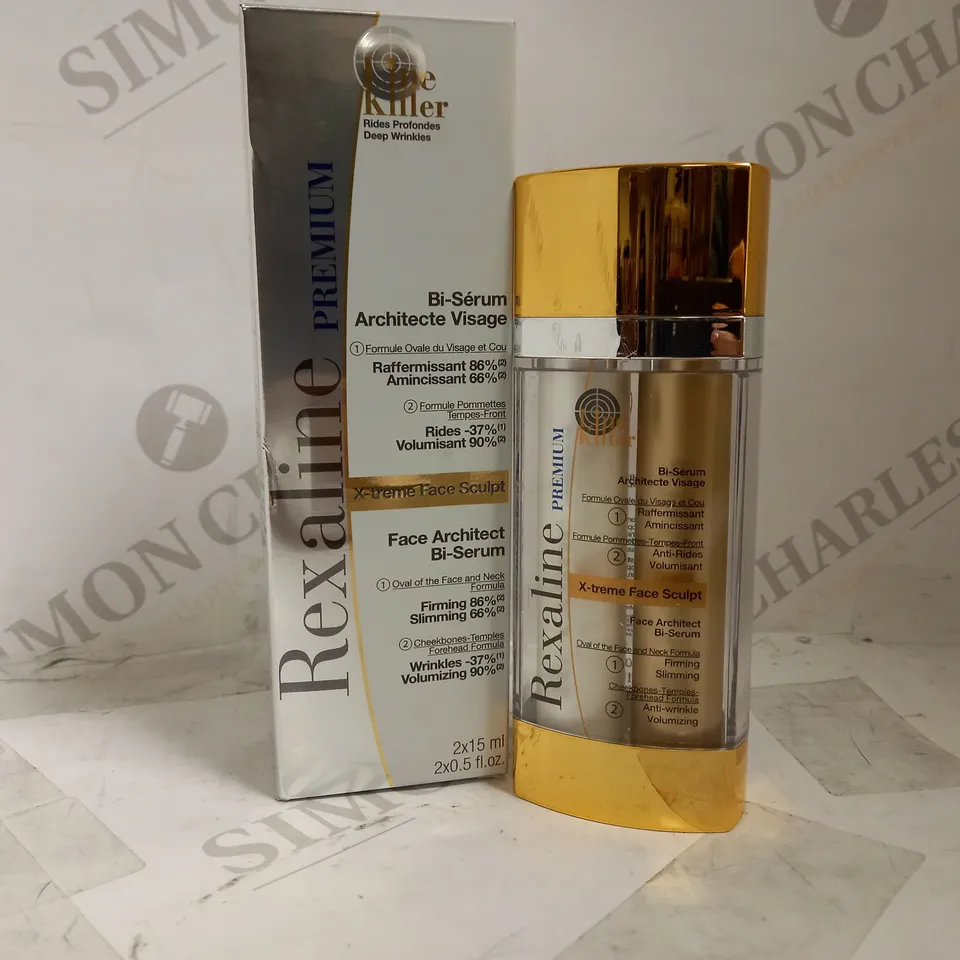 REXALINE PREMIUM X-TREME FACE SCULPT LINE KILLER FACE ARCHITECT BI-SERUM 2X15ML