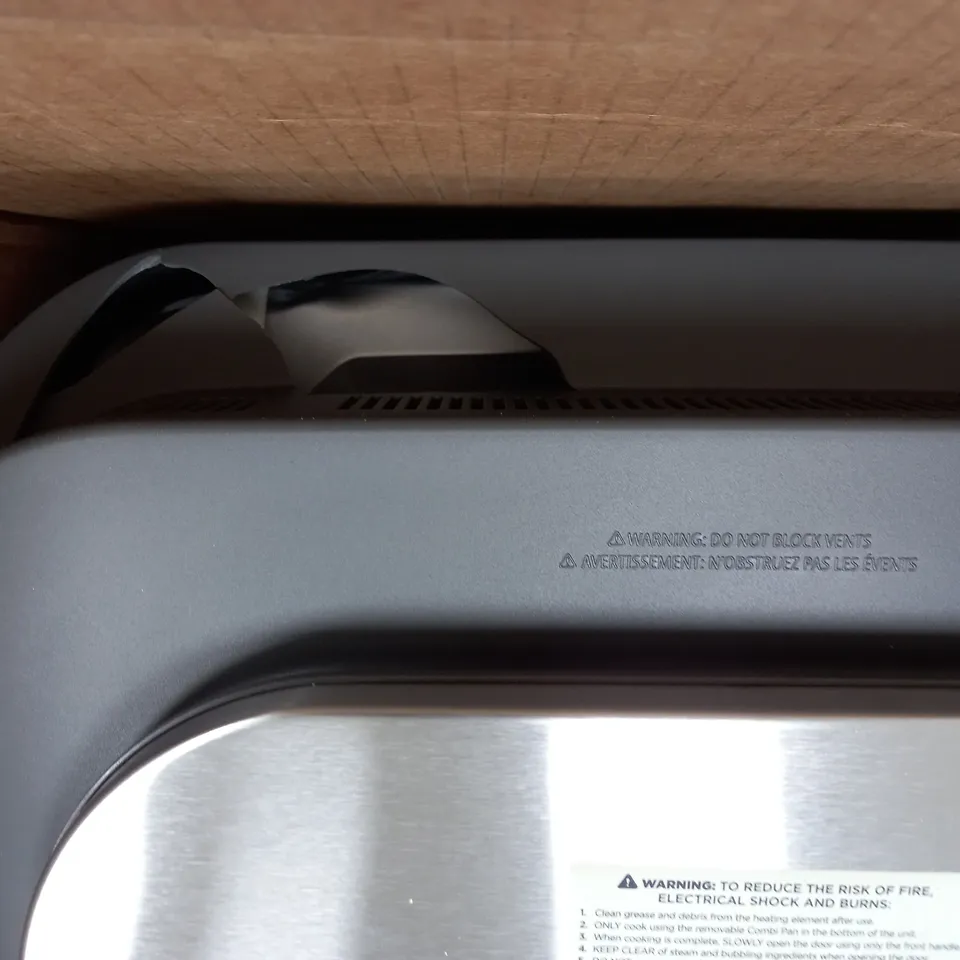 BOXED NINJA COMBI OVEN - COLLECTION ONLY - HEAVY