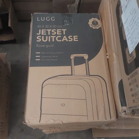BOXED LUGG TRAVEL SUITCASE