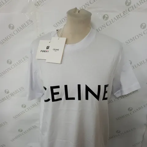 CELINE CASUAL GRAPHIC T-SHIRT SIZE M
