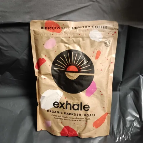 EXHALE ORGANIC DARKISH ROAST COFFEE BAG