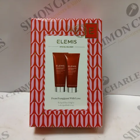 BOXED ELEMIS FROM FRANGIPANI WITH LOVE SPECIAL DELIVERY SHOWER & BODY DUO SET