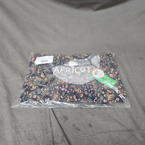 APRICOT FLORAL PAISLEY TIERED MAXI DRESS IN NAVY SIZE 12