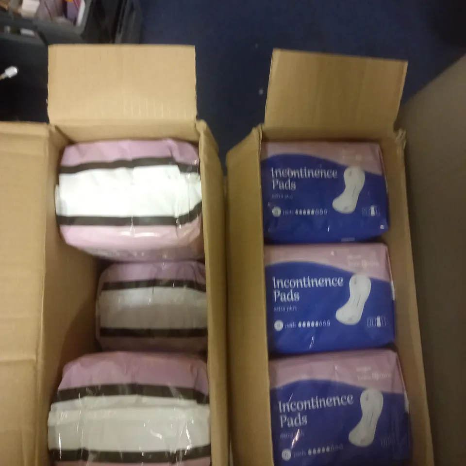 LOT OF 12 PACKS OF BASIC CARE INCONTINENCE PADS (8 PADS PER PACK)
