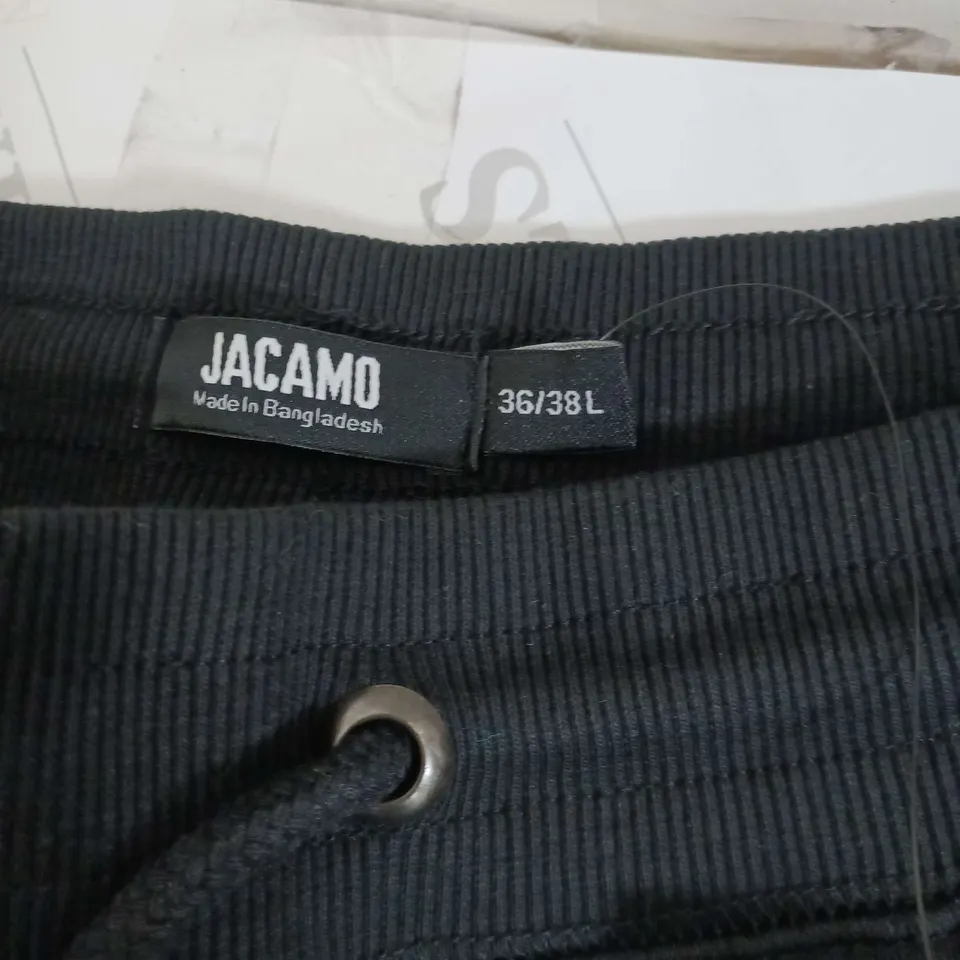 JACAMO BLACK JOGGERS SIZE W36 L38