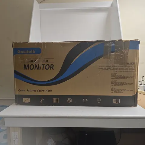 COMPUTER MONITOR – BOXED, PACKAGING SHOWS WEAR
