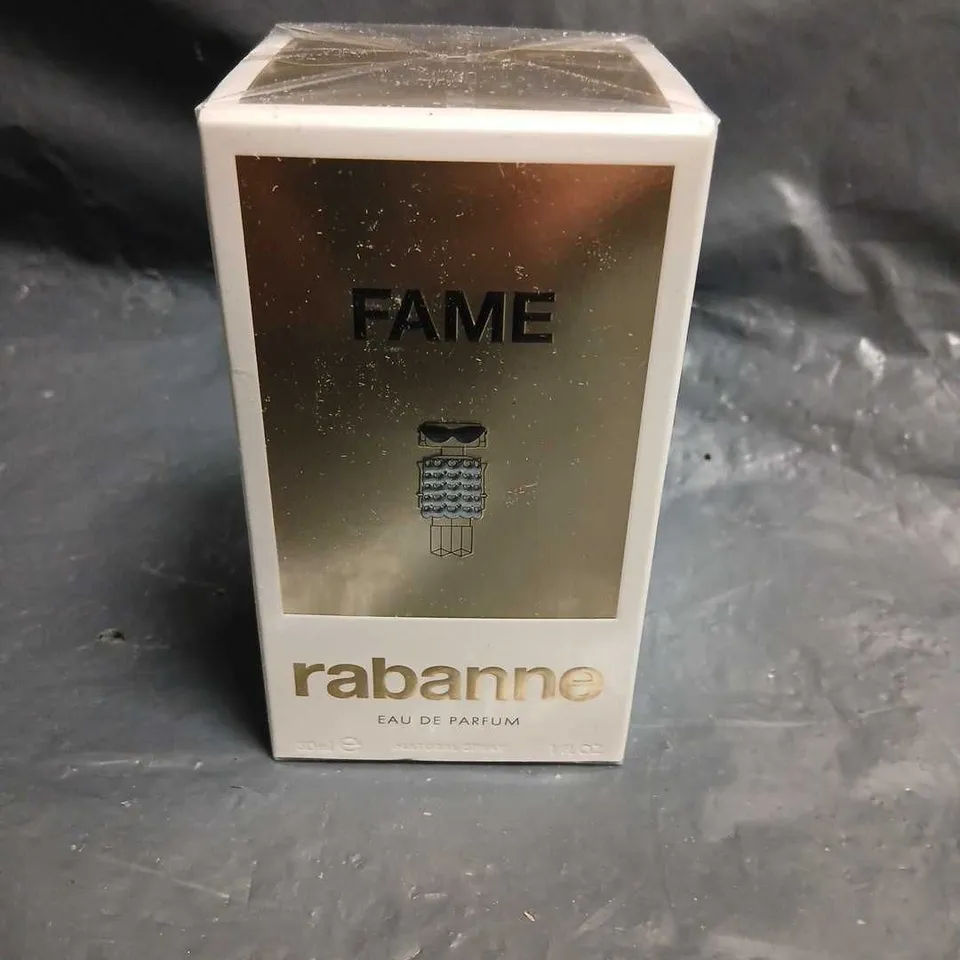 BOXED AND SEALED FAME RABANNE EAU DE PARFUM 30ML