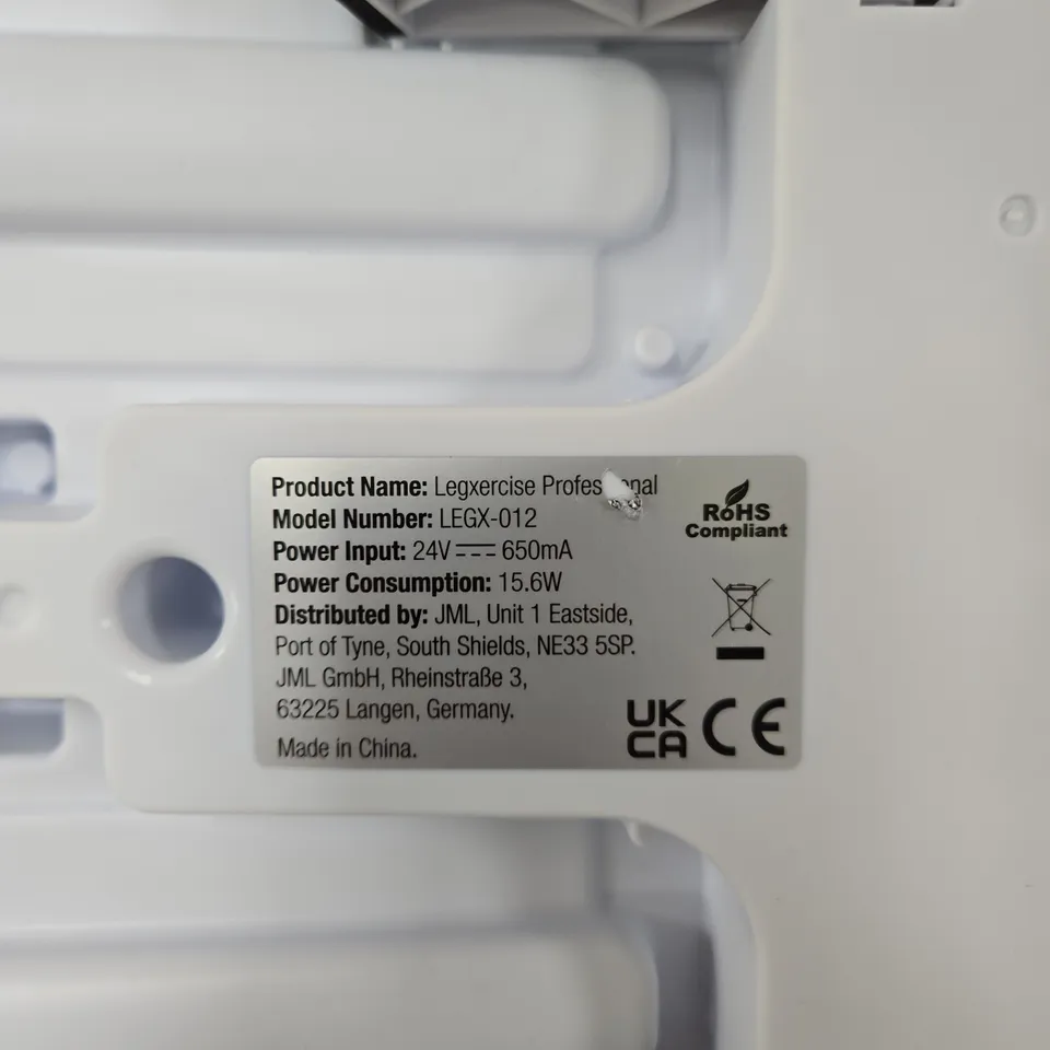 LEGXERCISE PROFESSIONAL PEDAL EXERCISER – MODEL LEGX-012 (24V, 650MA)