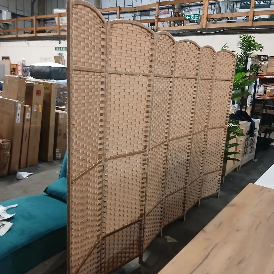 ALYAS 240CM SOLID WOOD FOLDING ROOM DIVIDER