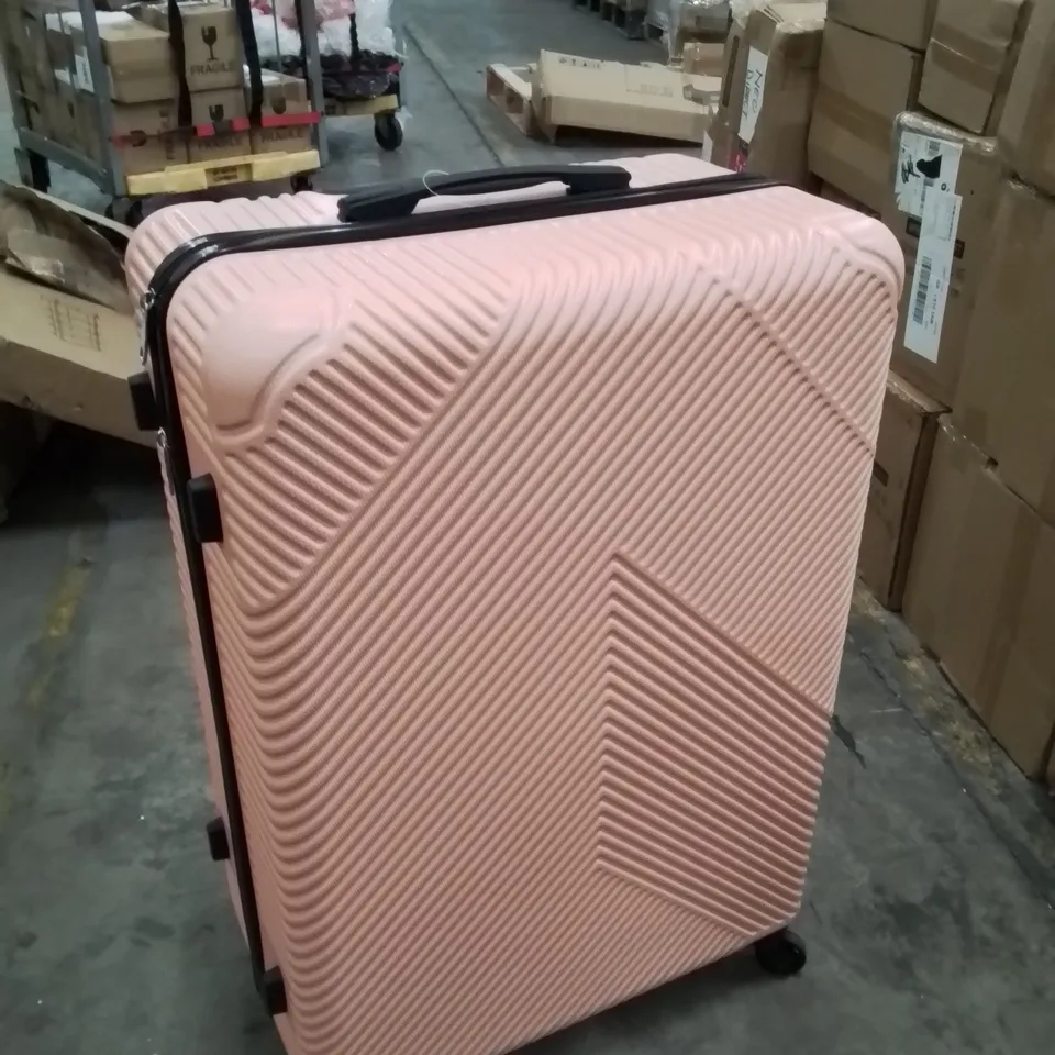 NEO PINK HARD SHELL LUGGAGE SUITCASE (1 BOX)