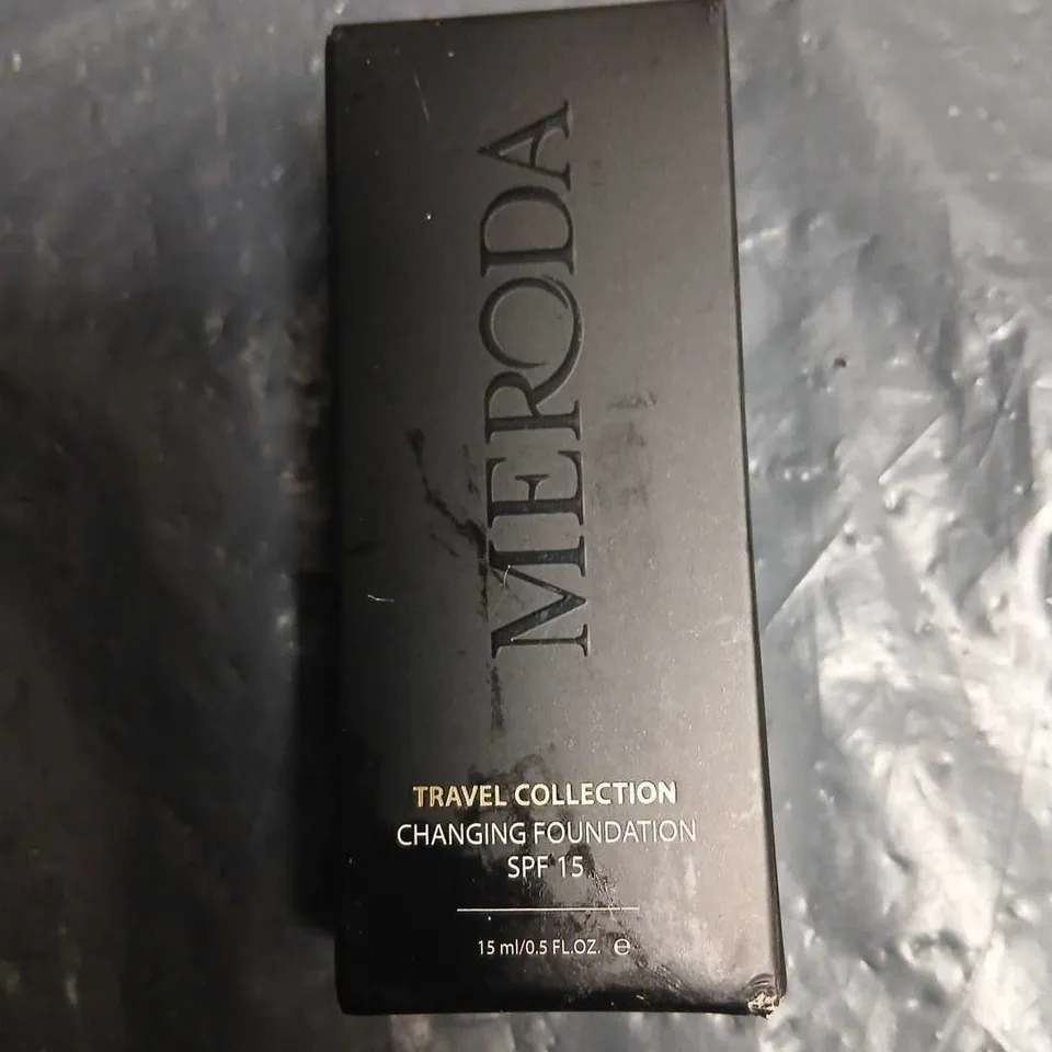 BOXED MERODA TRAVEL COLLECTION CHANGING FOUNDATION SPF 15 15ML