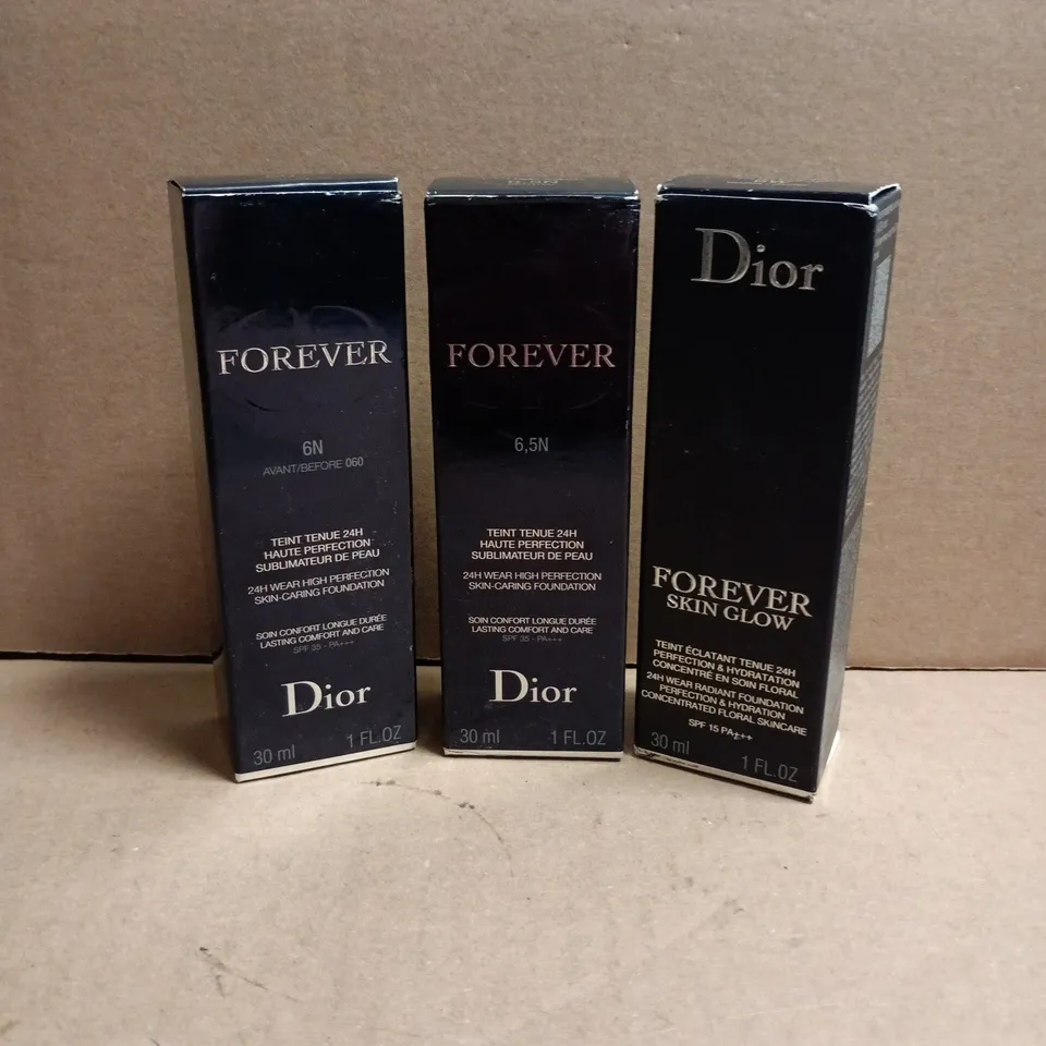 APPROXIMATEY 20 DIOR FOREVER 24HR FOUNDATION 30ML IN A VARIETY ON SHADES