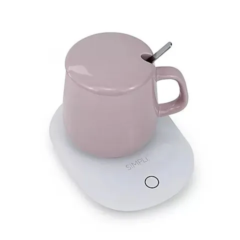 SIMPLI SET OF 2 MUG & WARMER TRAY IN GIFT BOXES 