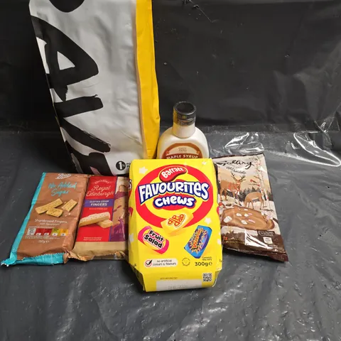 APPROXIMATELY 10 ASSORTED FOOD ITEMS TO INCLUDE - HOT CHOCOLATE, SWEETS AND RAVE COFFEE