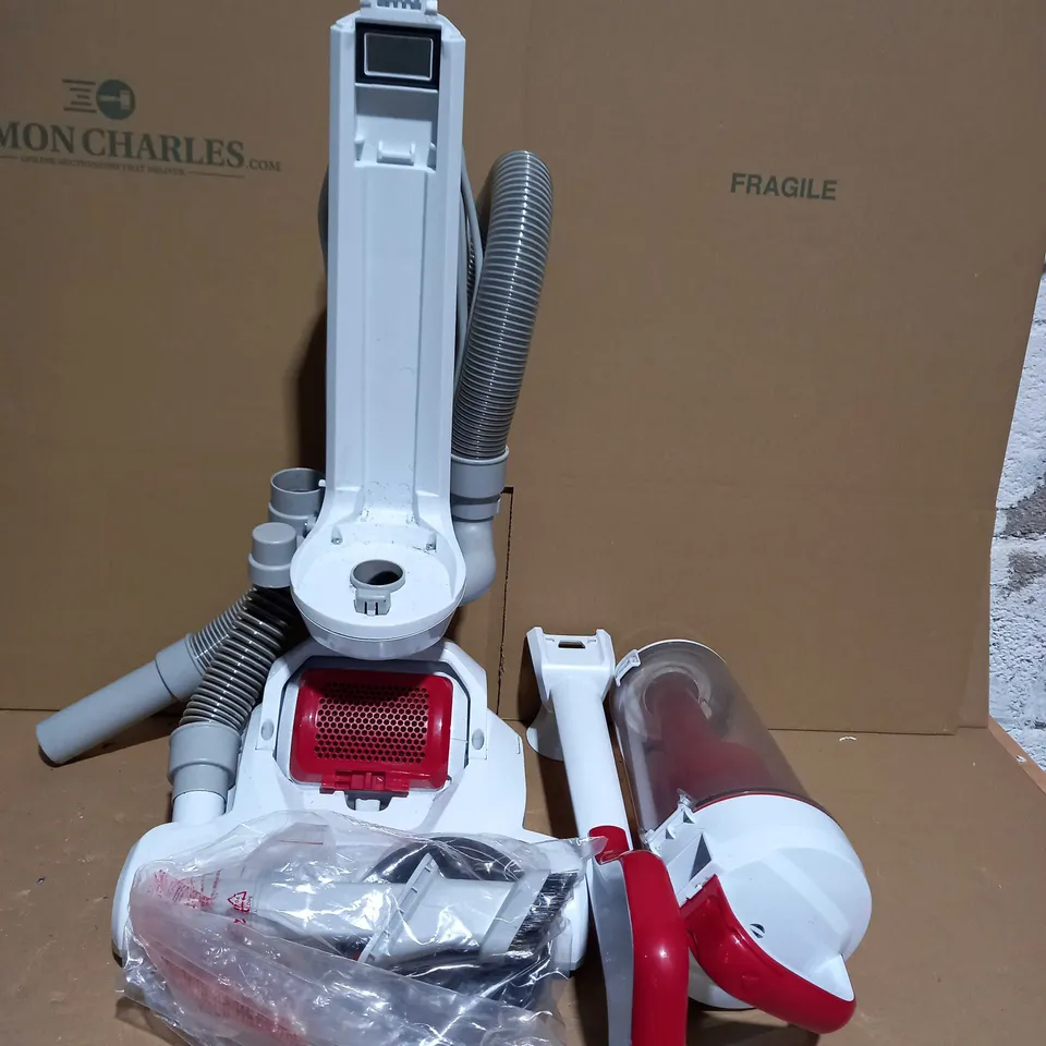 GOBLIN PET UPRIGHT VACUUM CLEANER - WHITE/RED