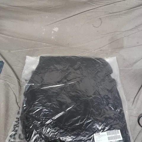 GINA TRICOT WOOL BELTED MIDAXI COAT WITH FUNNEL – BLACK, SIZE S