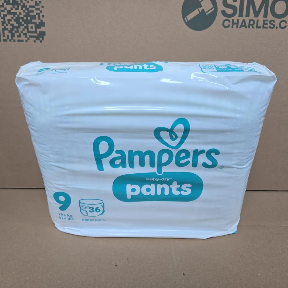 PAMPERS BABY-DRY PANTS SIZE 9 – 36 NAPPIES 