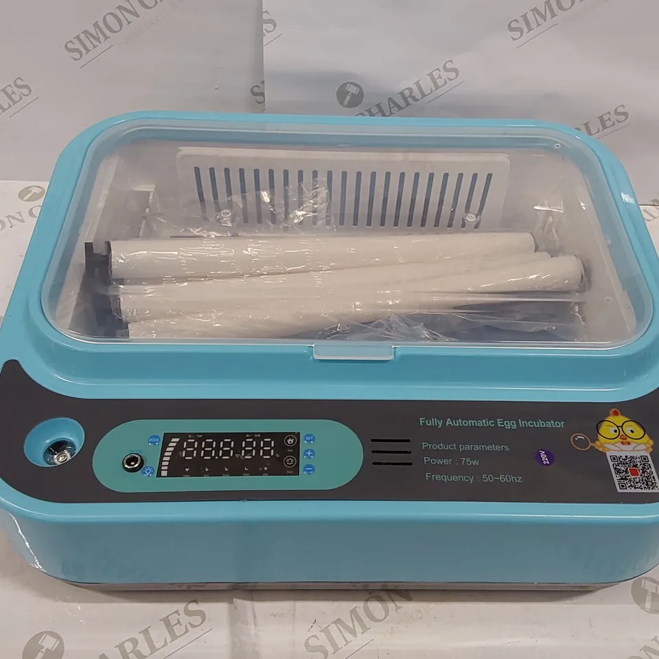 BOXED 24 EGG FULLY AUTOMATIC 75W EGG INCUBATOR (1 BOX)