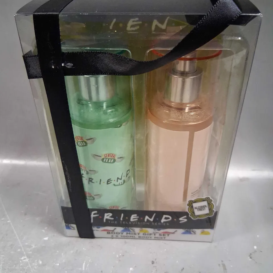 FOUR BOXED F.R.I.E.N.D.SBODY MIST GIFT SETS