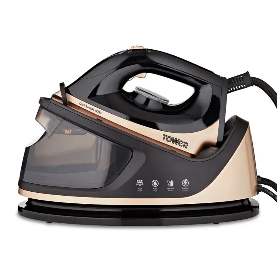 BOXED TOWER T22023GLD CERAGLIDE STEAM IRON GOLD 2700W (1 BOX)