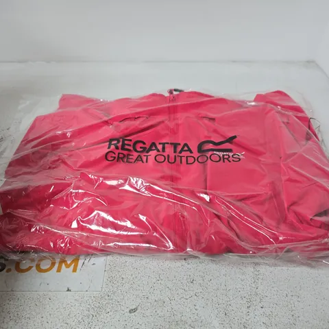 BOX OF APPROXIMATELY 16 BRAND NEW REGATTA DAYSHALL COAT - LIGHT RED - SIZE UK 8 