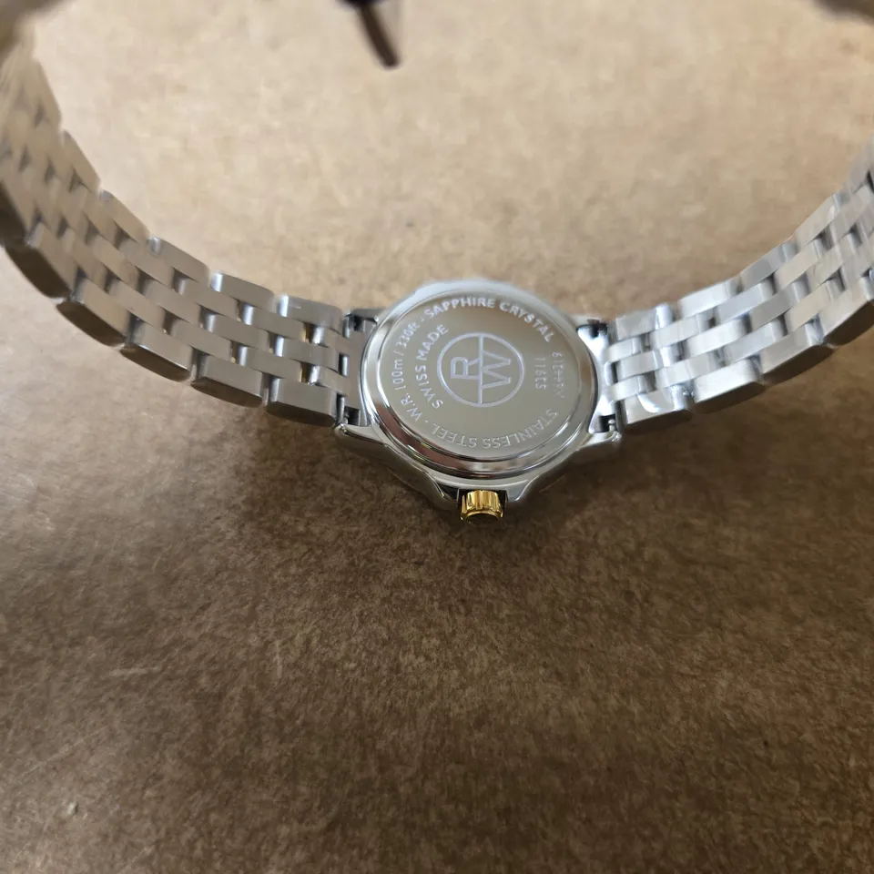 BOXED RAYMOND WEIL TANGO WOMEN'S MOP DIAL SWISS WATCH