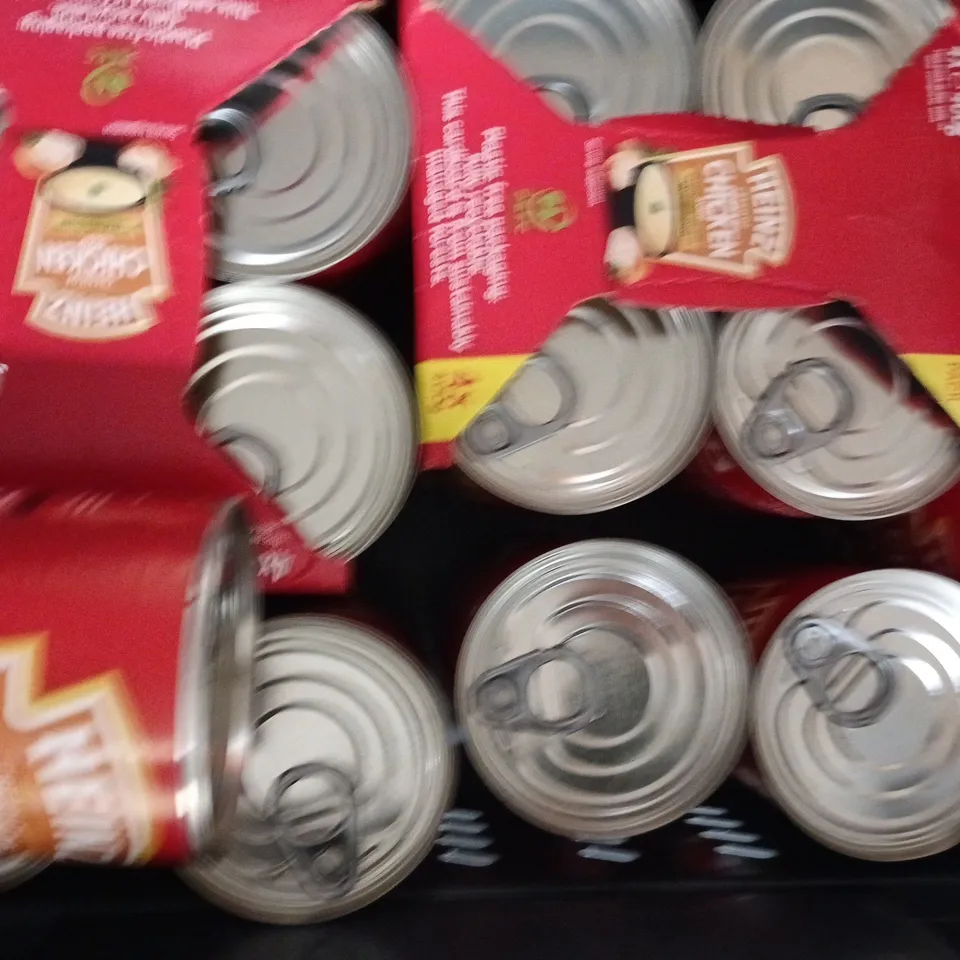 APPROXIMATELY 15 CANS OF HEINZ CREAM OF CHICKEN SOUP