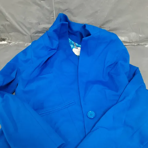 DANNII MINOGUE PETITES BLUE BLAZER - 12