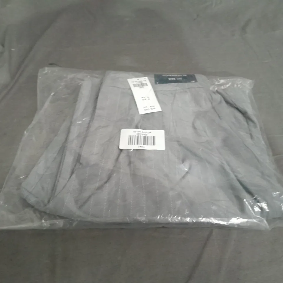 SEALED HOLLISTER ULTRA HIGH RISE WIDE LEG GREY TROUSERS - SMALL