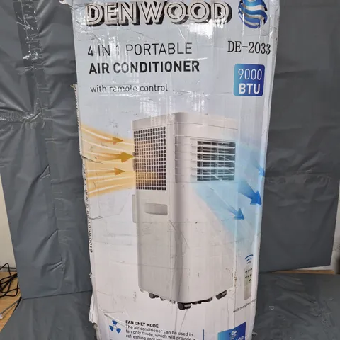 DENWOOD 4-IN-1 PORTABLE AIR CONDITIONER - COLLECTION ONLY