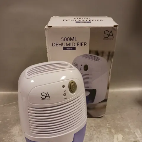 BOXED SA PRODUCTS 500ML DEHUMIDIFIER IN WHITE 